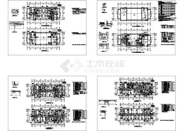 扬州某地区学校实验室通风暖通设计图纸-图一