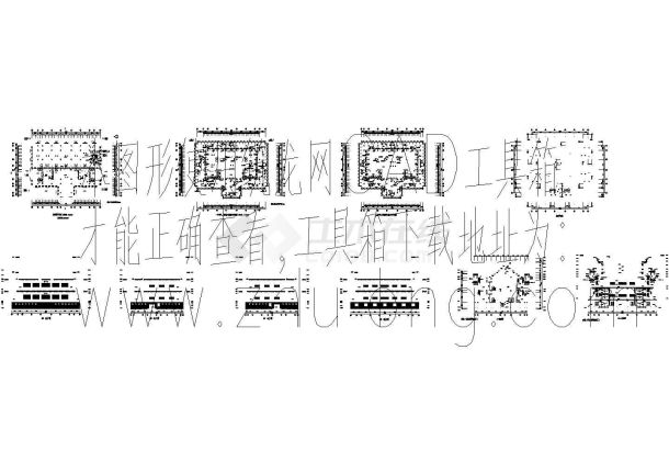 某景区古建筑装修设计CAD图-图一