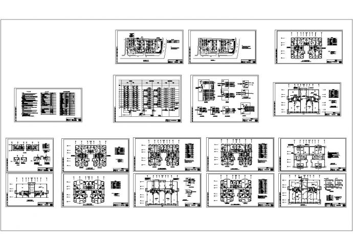 11+1高层电气配电设计系统图纸_图1