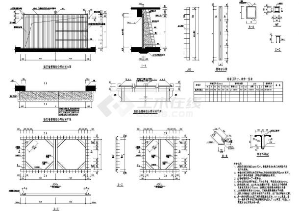 临战封堵节点构造CAD施工详图-图二