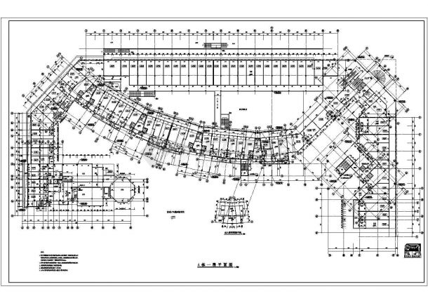 某高层砖混结构住宅楼设计cad全套建筑施工图纸（甲级院设计）-图一