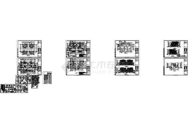 某三层欧式联排住宅建筑施工图-图一