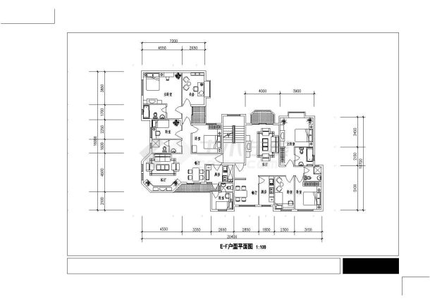 [武汉]万科某花城三层townhouse建筑设计施工图-图二