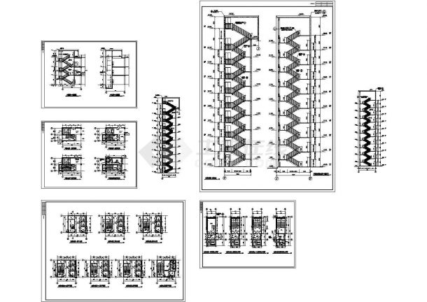太原市某九层假日酒店建筑设计CAD施工图-图一
