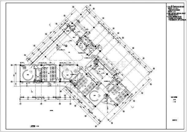 某三层九班幼儿园建筑扩初设计施工图-图一