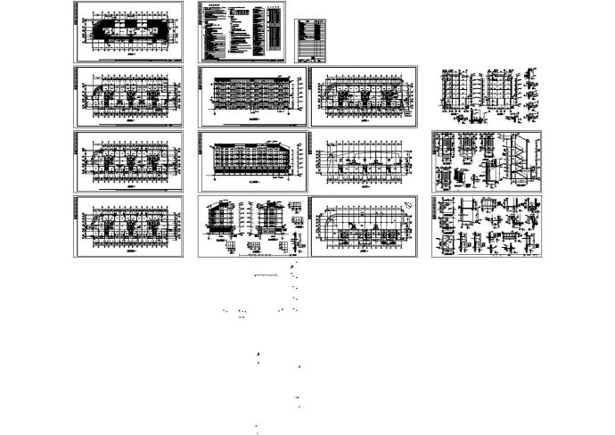 某五层带跃层框架结构住宅楼（4620㎡）设计cad全套建筑施工图（含设计说明）_图1