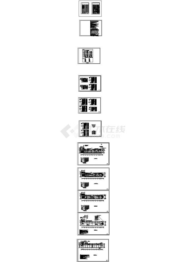 [浙江]某市中学教学楼电气施工CAD图纸-图一