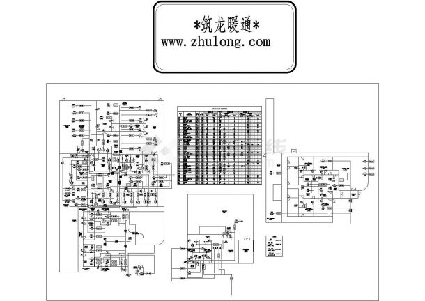 某制药厂空调系统CAD图纸-图一
