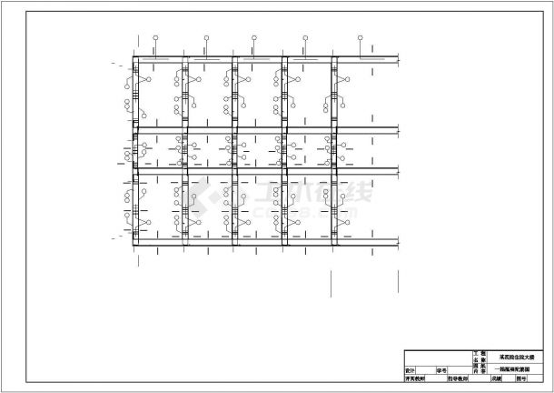 某多层框架结构医院住院大楼设计cad全套建筑施工图（含设计说明，含结构设计）-图一