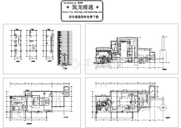 厂房设计_热电站主厂房布置平面图纸-图二