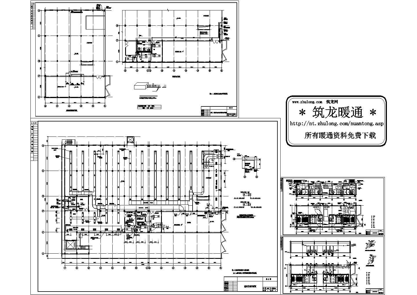 厂房设计_某厂房空调平面图