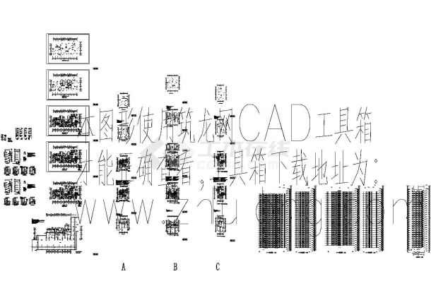 某二十八层住宅楼建筑设计施工图-图一