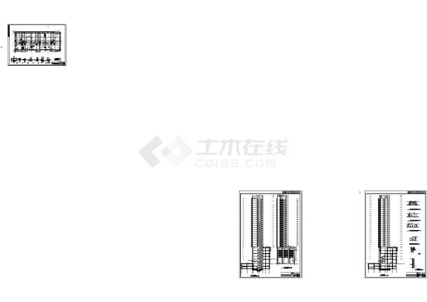 某二十八层住宅楼建筑施工图-图二