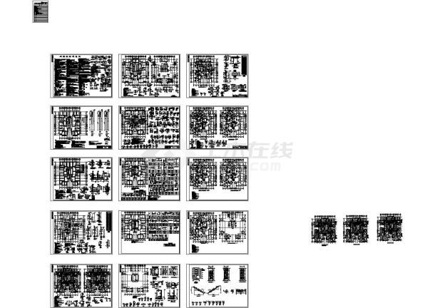 西安市某27层剪力墙住宅结构设计图纸-图二