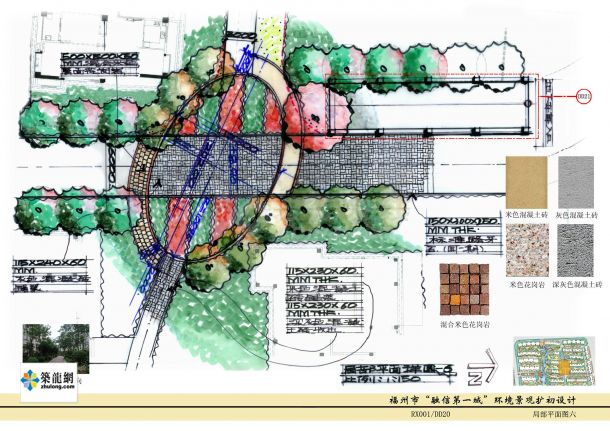[福州]住宅区环境景观扩初设计-图一