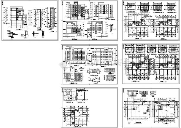 某综合楼建筑施工CAD详图纸-图一
