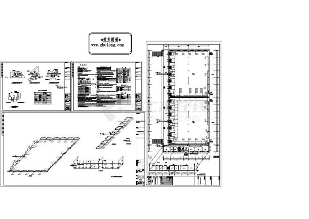 厂房设计_沈阳某高大厂房供暖设计CAD图-图二