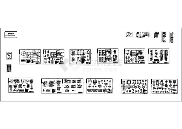 [山西]某不锈钢公司烧结燃料袋式除尘及输灰装置改造工程CAD图纸-图二