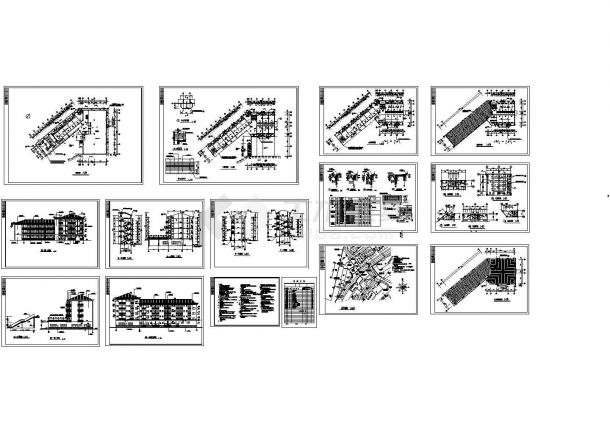 【舟山市】综合大型公寓建筑翻新设计施工CAD图纸-图一