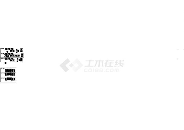 [天津]某花园住宅区蝶形一梯四住宅建筑施工图-图二
