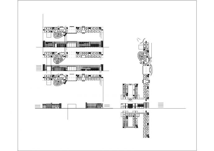 某工学院建筑方案文本CAD详细构造平面_图1