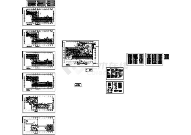 [西北]高层5A国宾馆空调通风系统设计施工图（机房人防大院设计）-图二