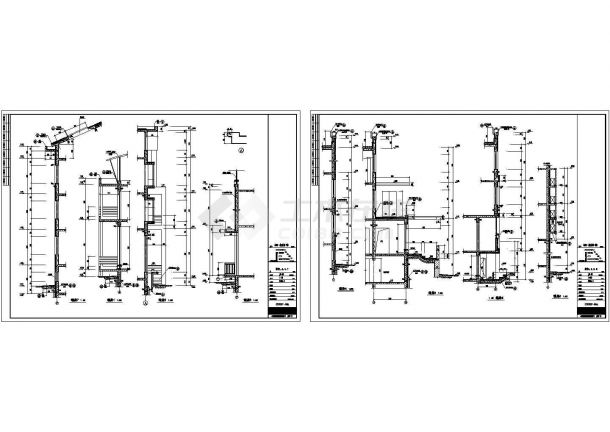 [山西]某多层框架结构住宅楼设计cad全套建筑施工图纸（含设计说明，含结构设计，含采暖设计，含给排水设计，含电气设计）-图二