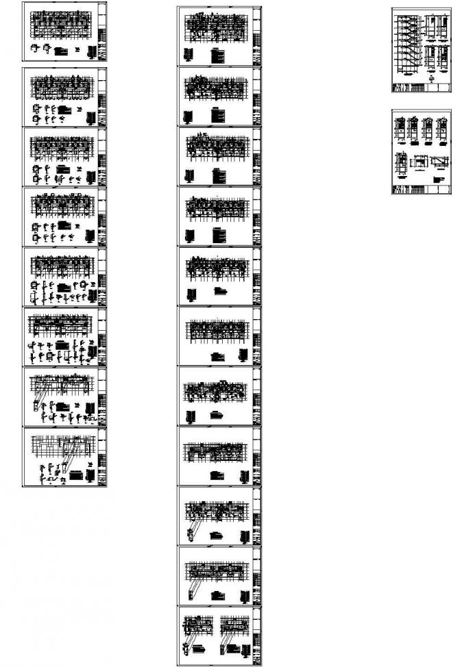 地上八层剪力墙结构住宅楼结构施工图纸_图1