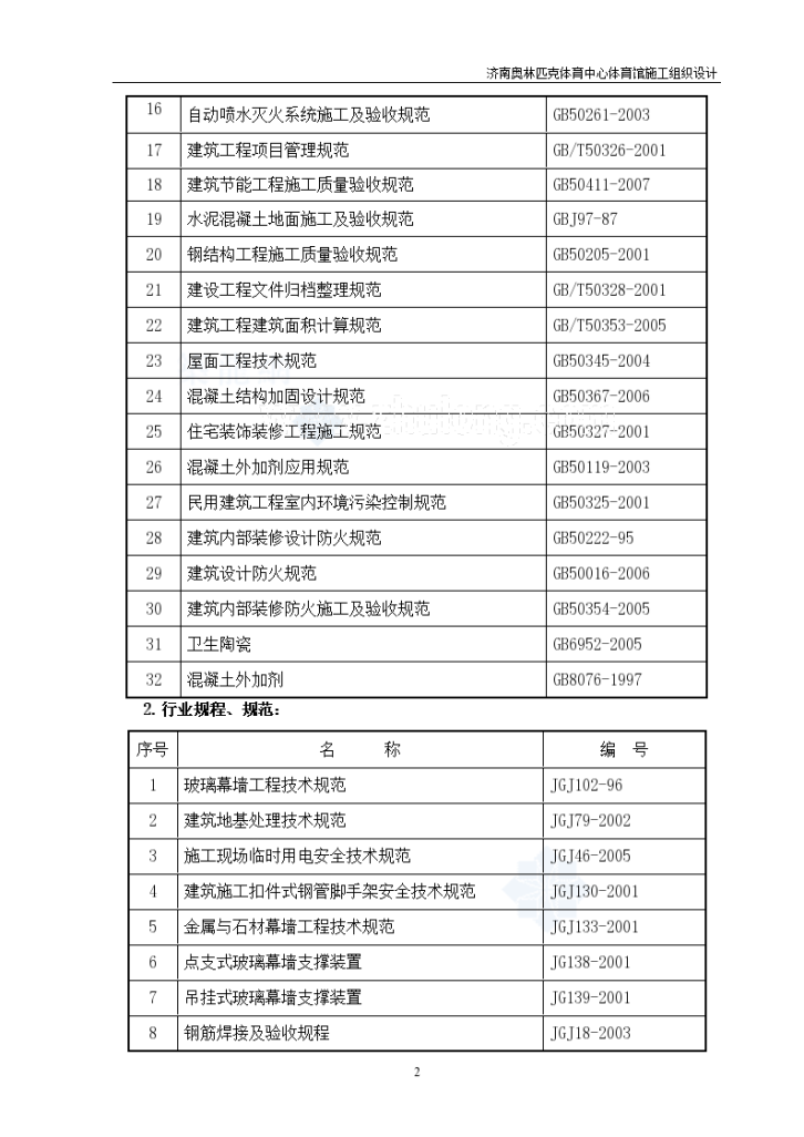 [山东] 体育馆施工组织设计（鲁班奖、框架结构）-图二