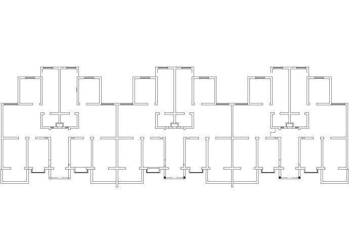 某现代高档小区多层框架结构住宅楼设计cad建筑方案图（含总平面图）_图1