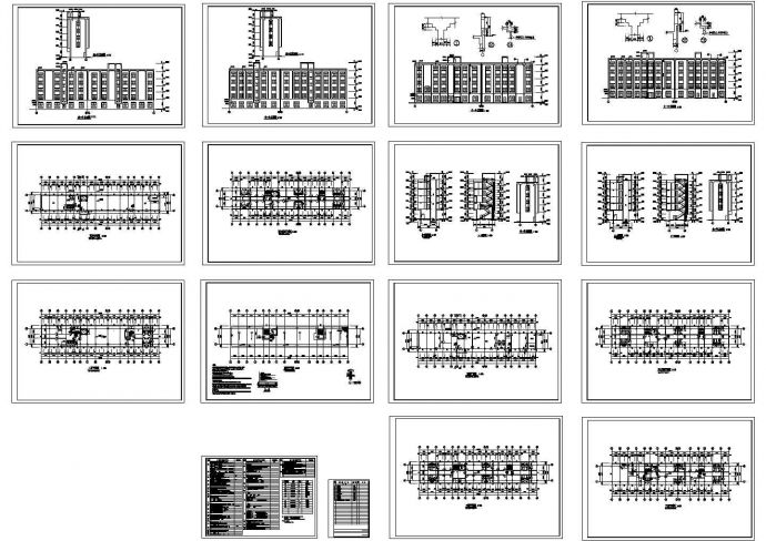 【广州】某宾馆CAD建筑设计施工全套图纸_图1