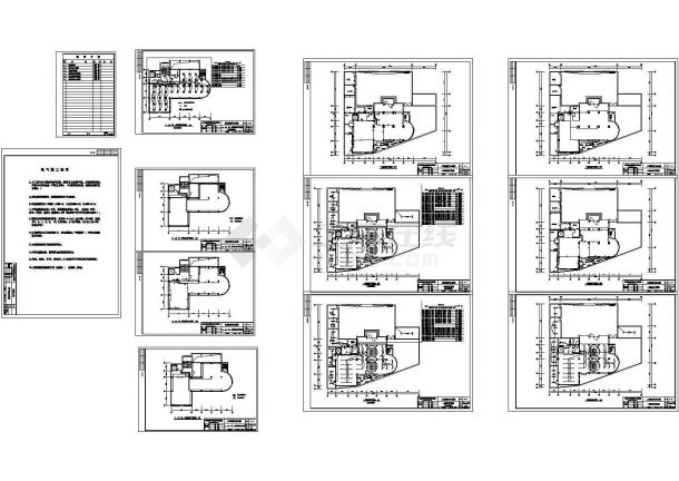 【上海】某公司办公大厦建筑CAD全套图纸-图一