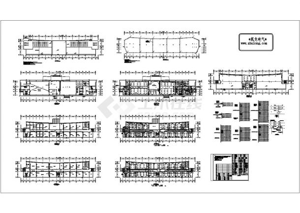 办公楼设计_办公楼电气设计施工CAD图-图二