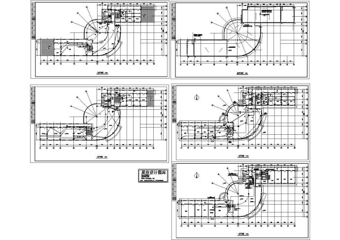 办公楼设计_办公楼电气施工CAD全套设计图_图1