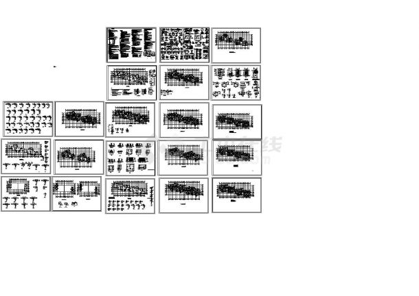 11层框架结构小高层住宅楼结构施工图（CAD，25张图纸）-图二