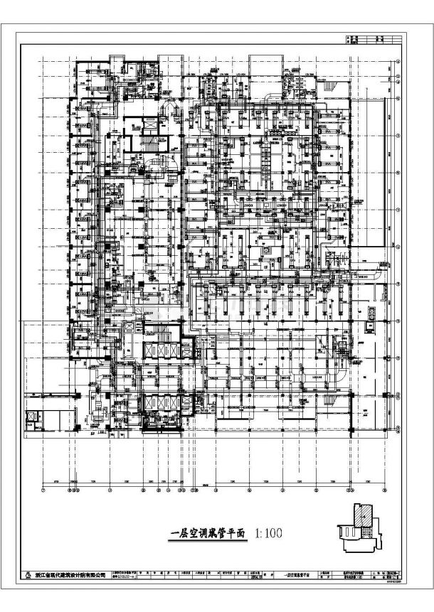 某医院空调CAD节点完整构造设计施工平面-图二
