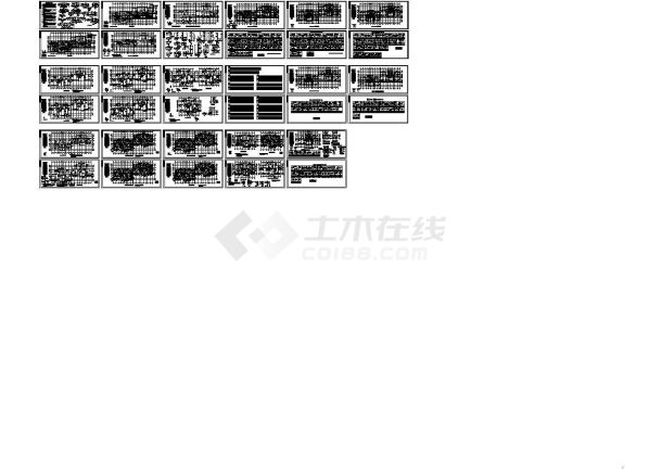 八度剪力墙全套cad建筑价格工程设计图纸-图一