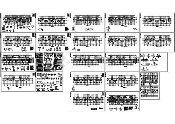 某九层剪力墙结构建筑施工方案CAD图-图一