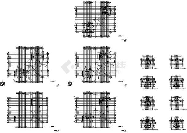 某小高层框架结构商住楼设计cad全套建筑施工图（含总平面，含给排水设计，含人防设计）-图一