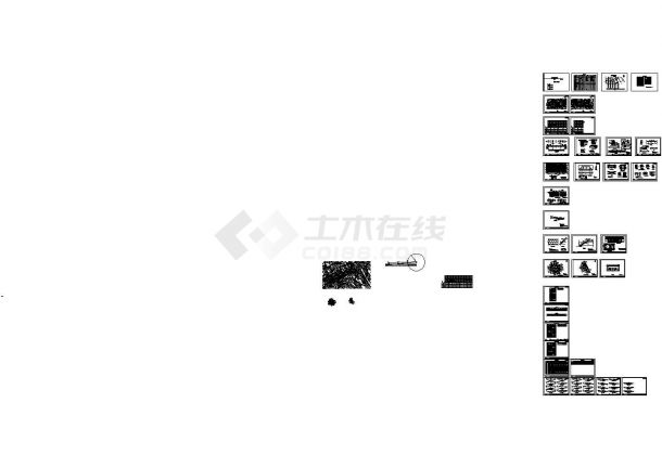 50米宽沥青路面市政道路工程施工图48张-图一