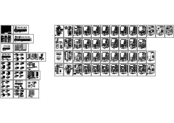 医院综合楼全套电气施工CAD图纸（66张）-图一