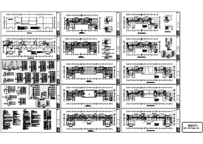 五层办公综合楼电气施工CAD图纸_图1