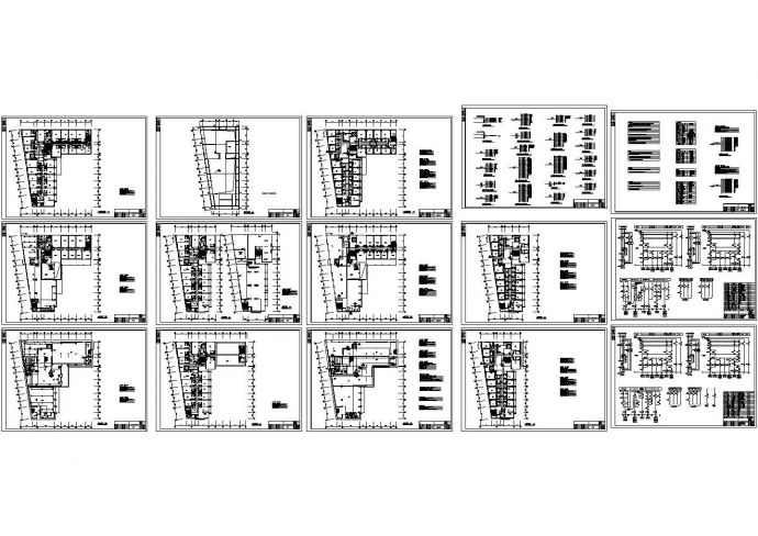 某6层框架结构星级酒店配电设计cad全套电气施工图纸（含设计说明，含消防设计）_图1