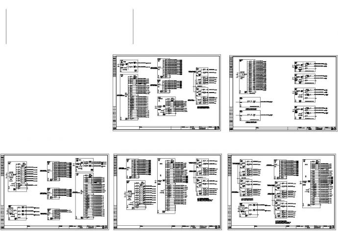 某医院综合楼八层配电箱系统CAD全套详图_图1