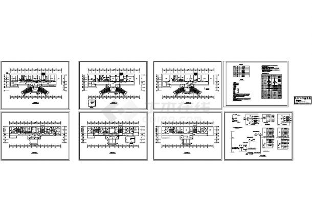 医院电气设计方案CAD图纸-图一