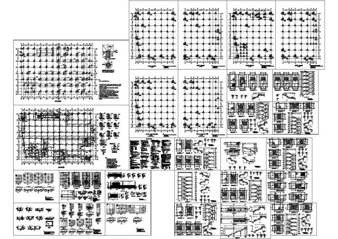 某5层大型框架结构商场结构施工图_图1