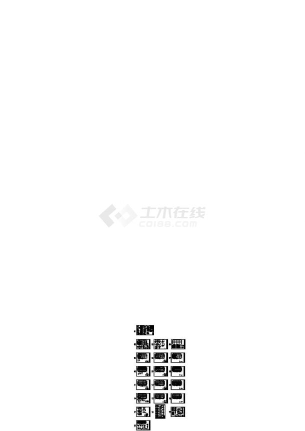 [北京]某3层汽车销售公司培训楼结构施工图-图一