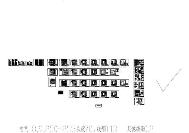 [浙江]某地酒店强弱电全套施工设计cad图纸（含人防）-图一