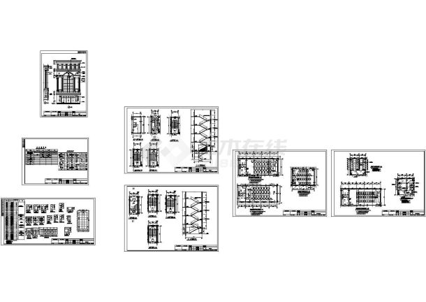 [哈尔滨]五层框架结构教学楼建筑结构施工图-图二
