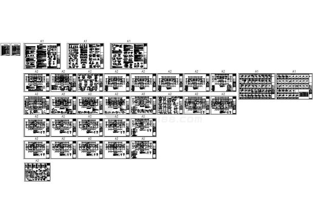 地上11层地下1层剪力墙住宅结构施工图-图二